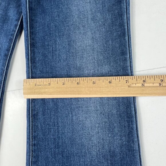 Letter To Juliet Jeans Womens 28x30* Bambino Boot Cut Mid Rise Blue Denim Tag 25 - Picture 13 of 16